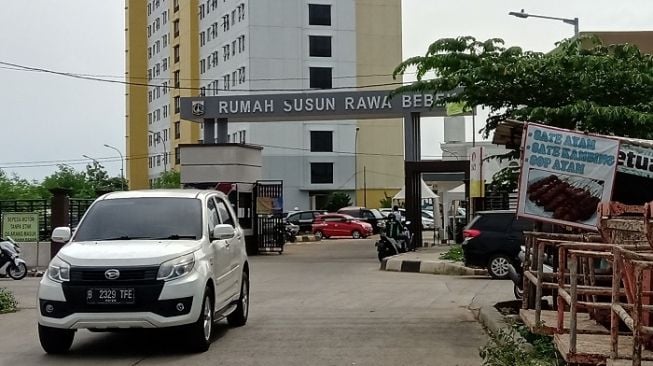 Penampakan Rusunawa Rawa Bebek, Pulo Gebang, Cakung, Jakarta Timur. (Suara.com/Arga).