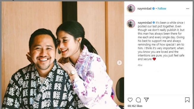 Momen Naysila Mirdad dan Kekasihnya (instagram.com/naymirdad)