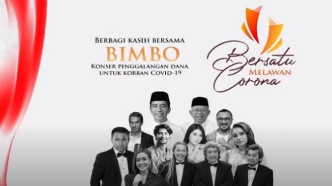 LIVE STREAMING: Konser Virtual Berbagi Kasih Bersatu Melawan Corona