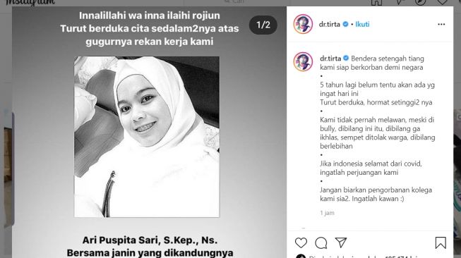 Viral Perawat Positif Virus Corona di Surabaya Meninggal Saat Hamil 4 Bulan