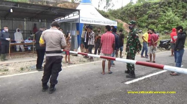 Pemkab Mabar Bangun Posko Tandingan di Wilayah Perbatasan Dengan Manggarai