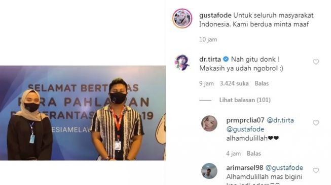 Unggahan Aa Utap [Instagram/@gustafode]