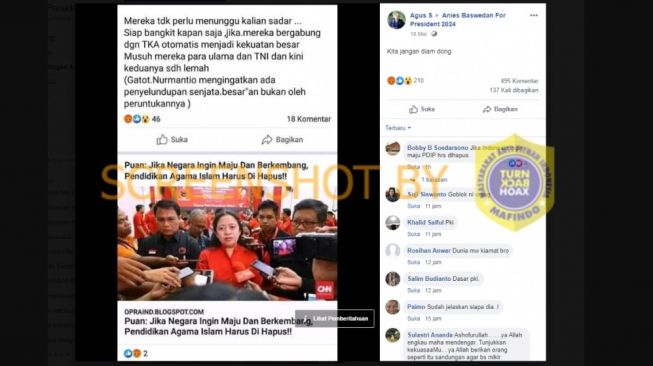 Cek Fakta Puan Sebut Jika Negara Ingin Maju Pendidikan Agama Dihapus