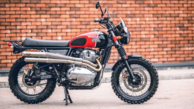 Royal Enfield Interceptor Tampil Gahar ala Motor Scrambler, Bikin Penasaran