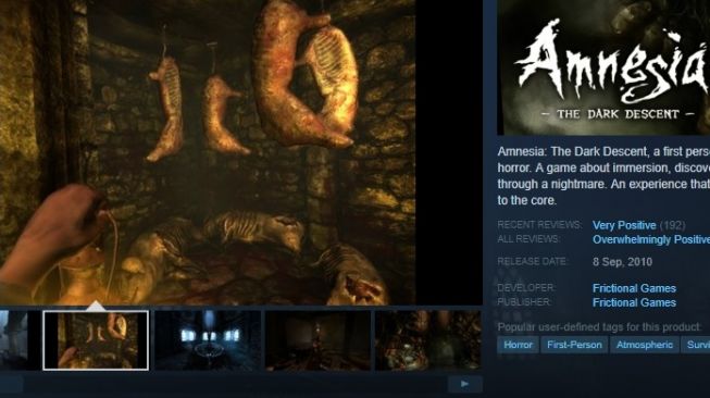 Amnesia: The Dark Descent. [Steampowered]