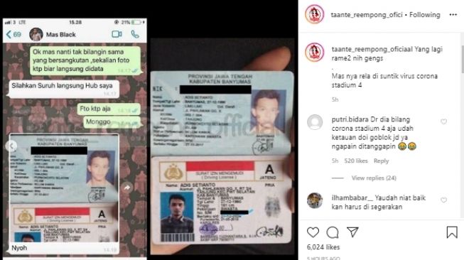 Tak Cuma Hina Petugas Medis, Pemuda Ini Juga Nantang Disuntik Virus Corona