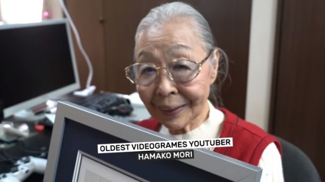 Gamers paling tua, Hamaki Mori. [YouTube/Guinness World Records]