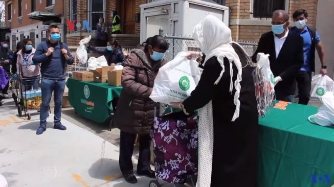 Lembaga Islam dan Pemkot New York Beri Bantuan Makanan Halal Bagi Warga