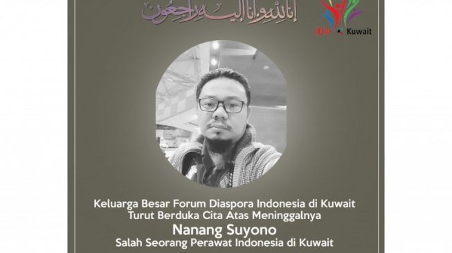 Kabar Duka, Perawat Asal Indonesia di Kuwait Meninggal karena COVID-19