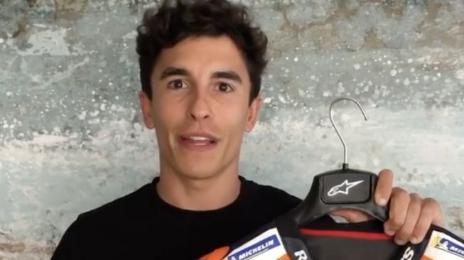 Marc Marquez siap lelang wearpack kesayangannya demi perangi corona (speedweek)