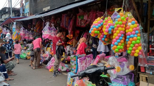 Pasar Gembrong, Jatinegara, Jakarta Timur. (Suara.com/Arga)