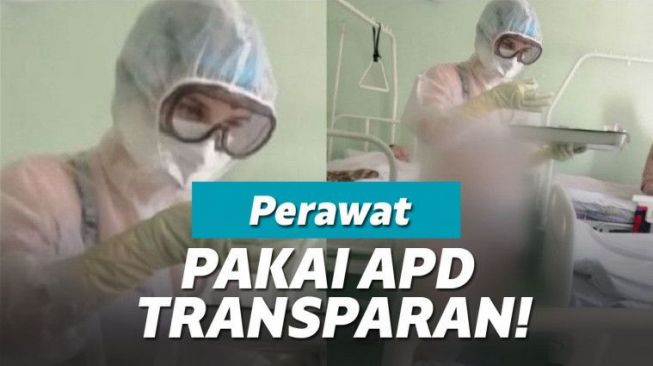 Perawat ini Mendadak Viral Gara-gara Pakai Bikini dan APD Transparan!