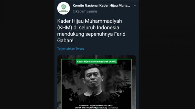 Dijamin Konstitusi, Farid Gaban Tegaskan Tidak Akan Berhenti Mengkritik