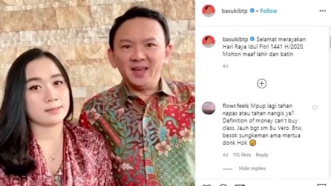 Dipuji Puput Nastiti Devi Suami Baik dan Jujur, 5 Momen Perayaan Ultah Ahok