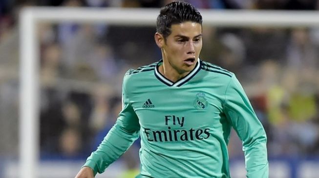 Gelandang serang Real Madrid, James Rodriguez. [JOSE JORDAN / AFP]