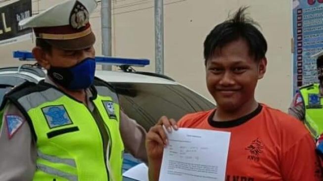 Warga Tak Gunakan Masker, Polres Tanjabbar Beri 200 Surat Teguran