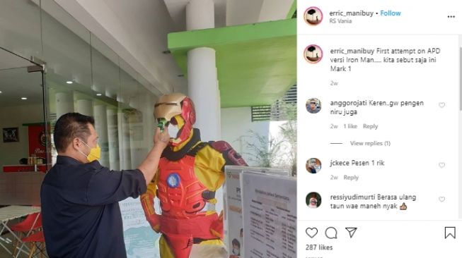 Viral, Superhero 'Batman' Hingga 'Iron Man' Turun Tangan Atasi COVID-19