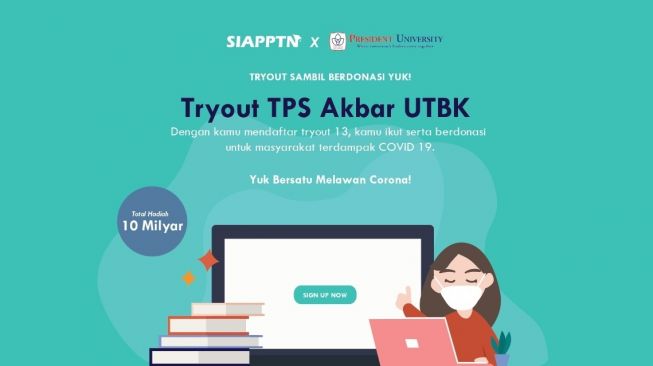 Tryout Akbar UTBK SIAPPTN 2020 Sambil Berdonasi