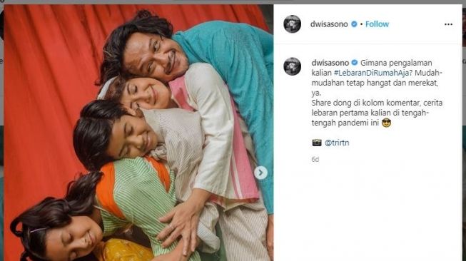 Dwi Sasono dan Widi Mulia (instagram.com/dwisasono)