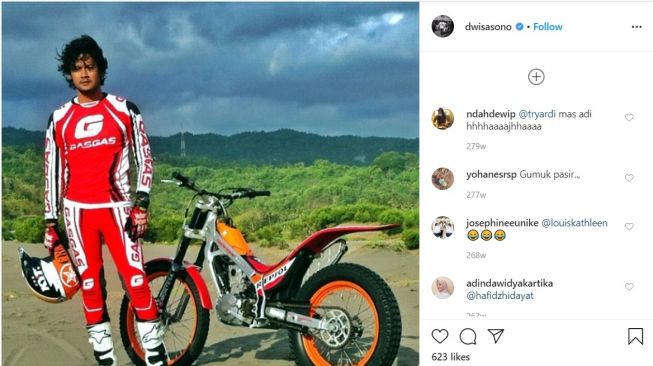 Dwi Sasono ternyata doyan trabasan juga yak (Instagram-dwisasono)