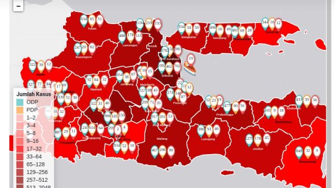 Surabaya 'Zona Hitam' Corona, Pemkot: Dalam Epidemiologi Tak Ada Warna Itu