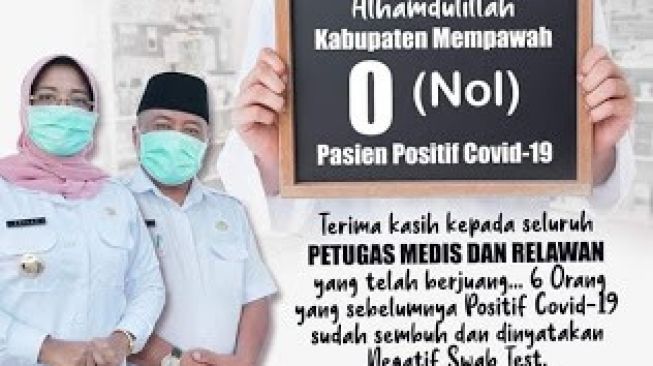 Mempawah Zero Positif Covid-19, Erlina: Tetap Patuhi Protokol Kesehatan