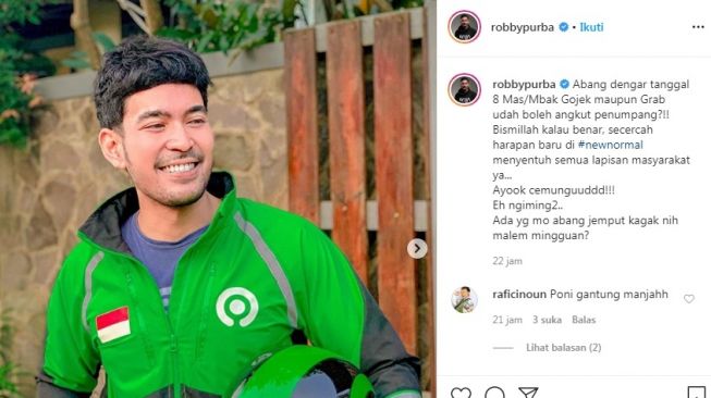 unggahan Robby Purba [Instagram/@robbypurba]