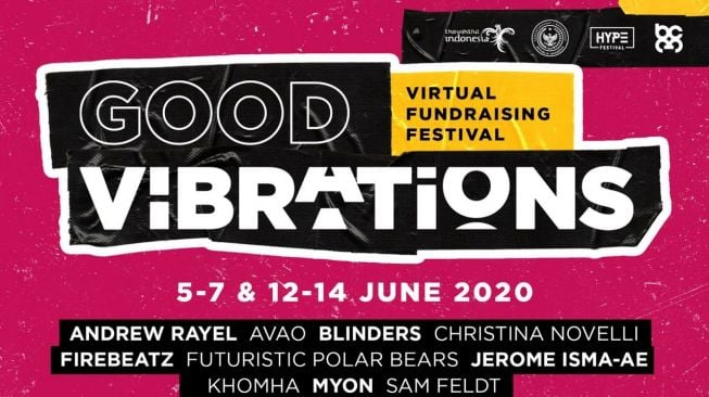 Kemenparekraf Dukung Festival Musik Amal Good Vibrations