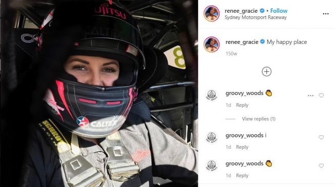 Pembalap wanita Rene Gracie banting setir jadi bintang film porno (Instagram-renee_gracie)