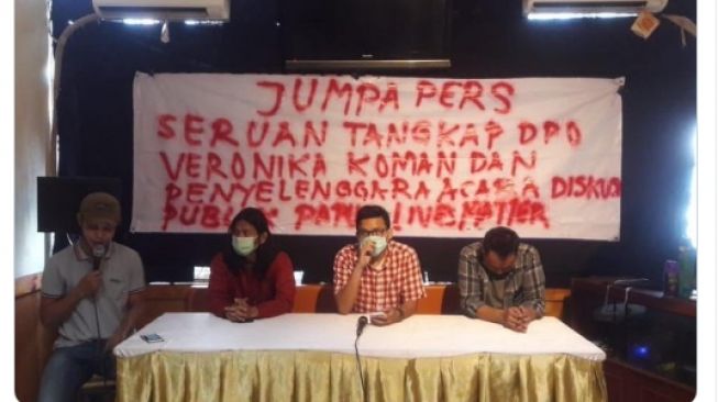 Ngaku Mahasiswa Konpers Tangkap Veronica Koman, Spanduknya Malah Kena Bully