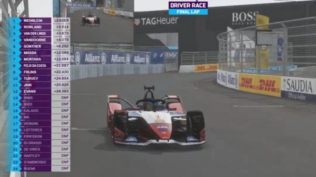 Juarai Seri Ke-7, Pascal Wehrlein Puncaki Klasemen Formula E Esports