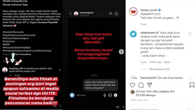 Vonny Cornellya marah usai dituduh jadi pelakor [Instagram/@lambe_turah]