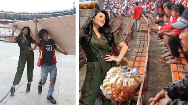 Kocak Hasil Foto  foto  Editan Raisa di GBK  Karya Warganet