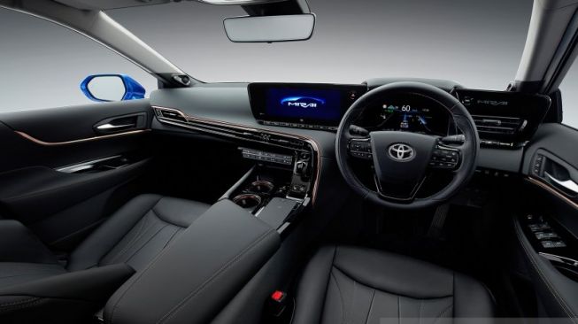  Interior mobil fuel cell Toyota Mirai [Toyota via ANTARA News].