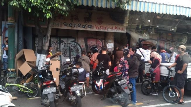 Antrean Sampai ke Jalan, Viral Foto Toko Sepeda Jogja Ramai Pembeli