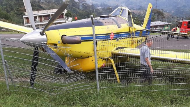 Pesawat Pelita Air Tergelincir di Papua