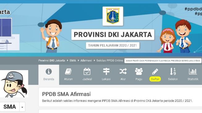 Link ppdb dki jakarta 2021