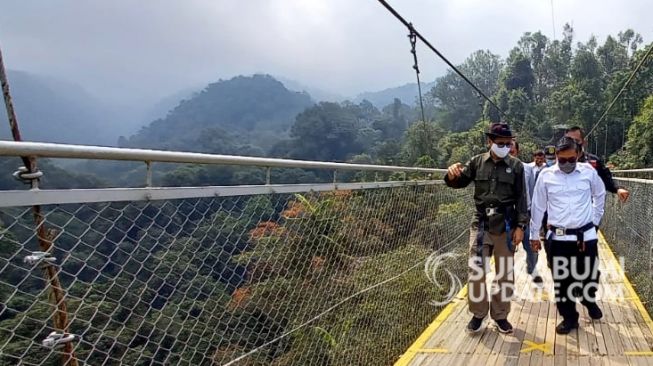 Wamen LHK Janji Buka Kembali Destinasi Situ Gunung Jika Sukabumi Zona Biru