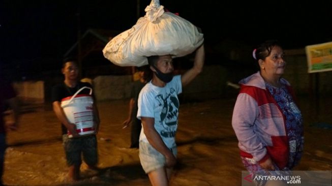 2 Kelurahan di Gorontalo Banjir, 1.150 Warga Mengungsi