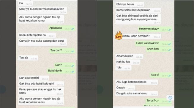 Curhat Warganet Diputuskan dengan Alasan Ketempelan Jin (twitter.com/notahsatan)