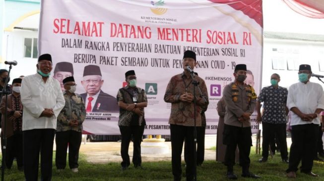 Mensos Ajak Para Santri Bangun Optimisme dan Bersatu Lawan Covid-19