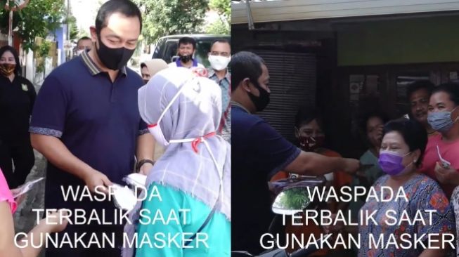 Wali Kota Hendi Ingatkan Terbalik Pakai Masker, Publik: Pengin Misuh Tapi..