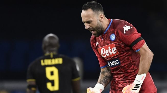 Kiper Napoli, David Ospina. [Filippo MONTEFORTE / AFP]