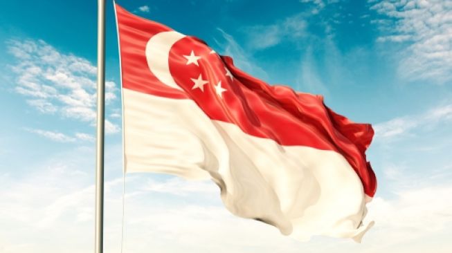 Bendera Singapura. (Shutterstock)