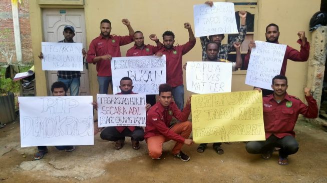 Mahasiswa di Aceh Minta Jokowi Bebaskan 7 Tapol Papua