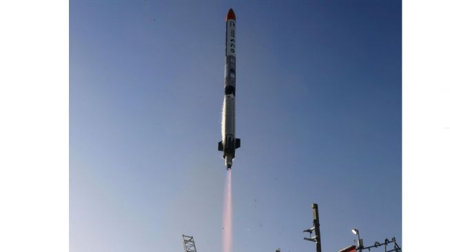 Roket MOMO-5 dari Interstellar Technologies [Dok Interstellar Technologies Inc. via Kyodonews].