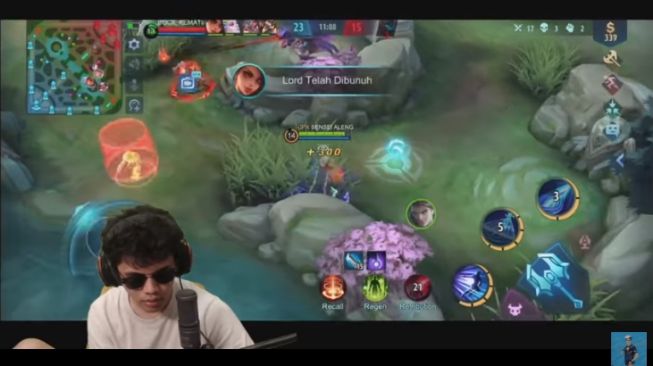 Main Mobile Legends Bareng Baim Wong, Skill Lancelot Oura Banjir Pujian