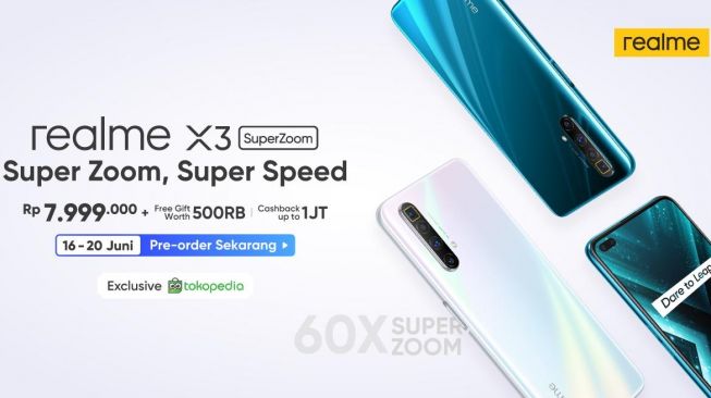 Mampu Zoom Hingga 60X, realme X3 SuperZoom Resmi di Indonesia!