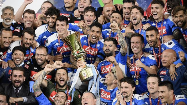 Hajar Juventus, Napoli Juara Coppa Italia 2020