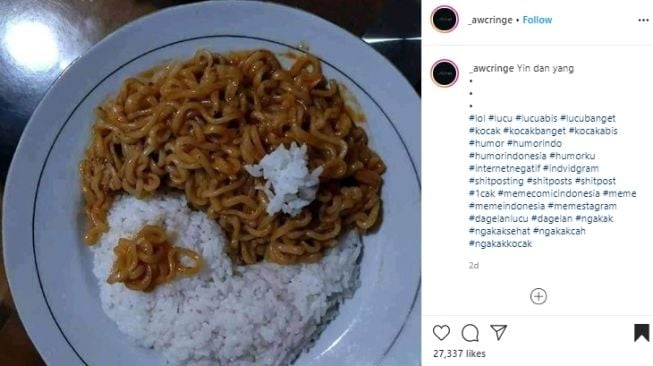 Catat! Makan Mi Instan Campur Nasi Putih Ternyata Bahayakan Kesehatan